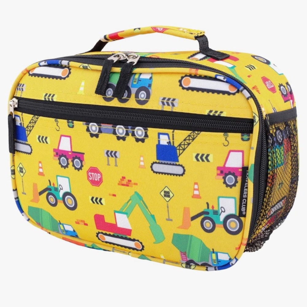NWOT Travelers Club construction lunch box